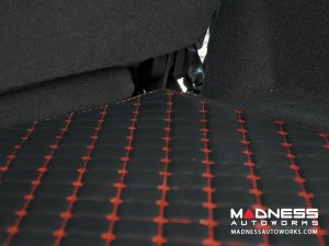 Jeep Wrangler JL Cargo Mat - Black w/ Red Stitching 